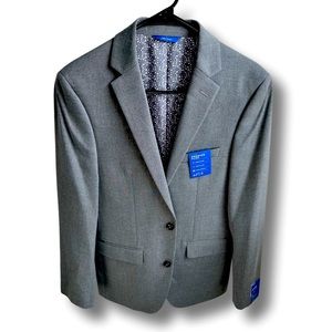Slim Fit Grey Blazer 36R